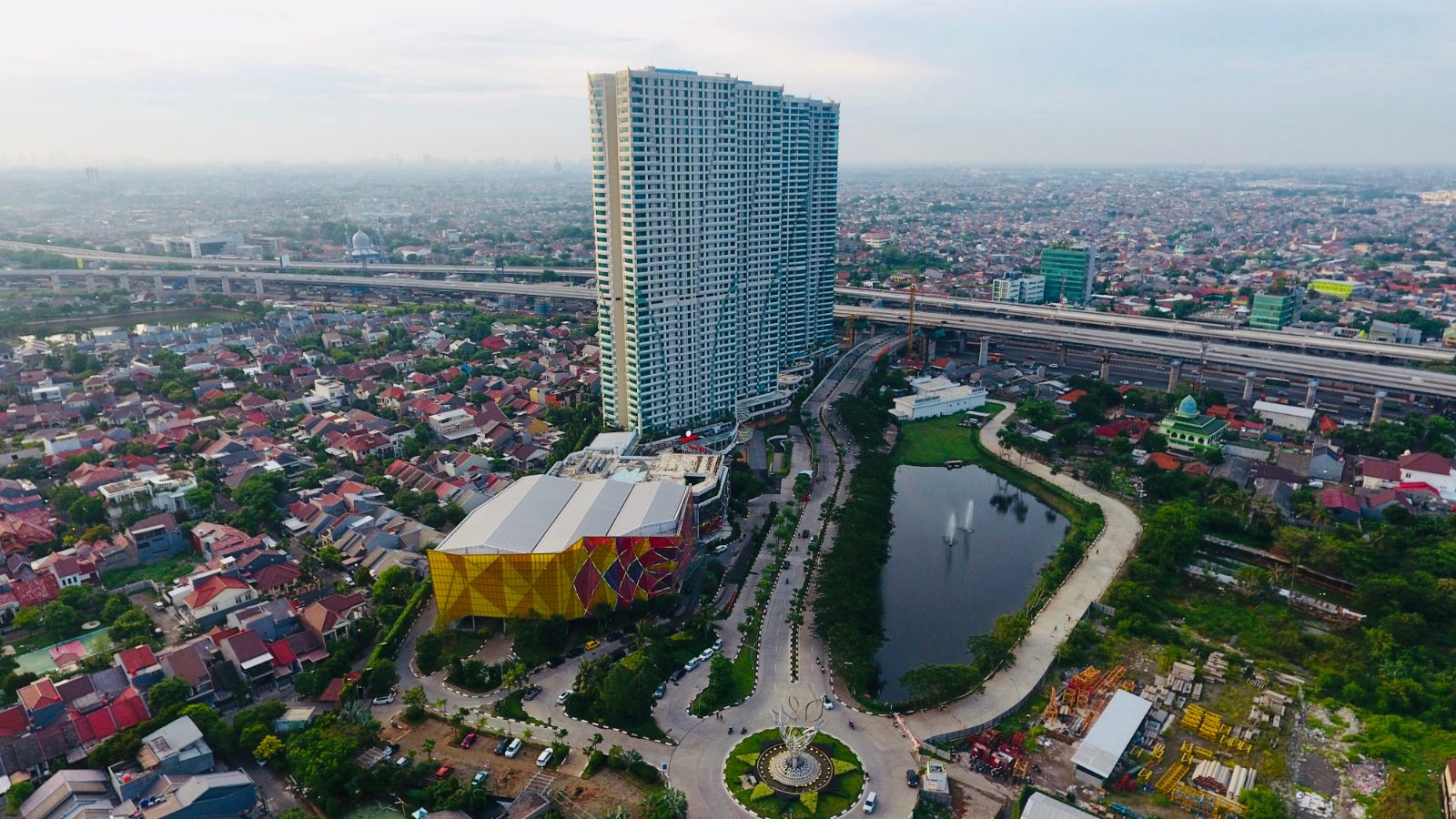 Aerial Grand Kamala Lagoon